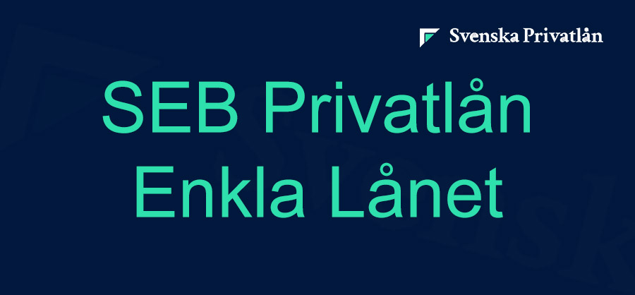 SEB Privatlån - Enkla Lånet