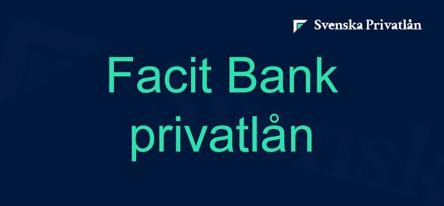Facit Bank privatlån